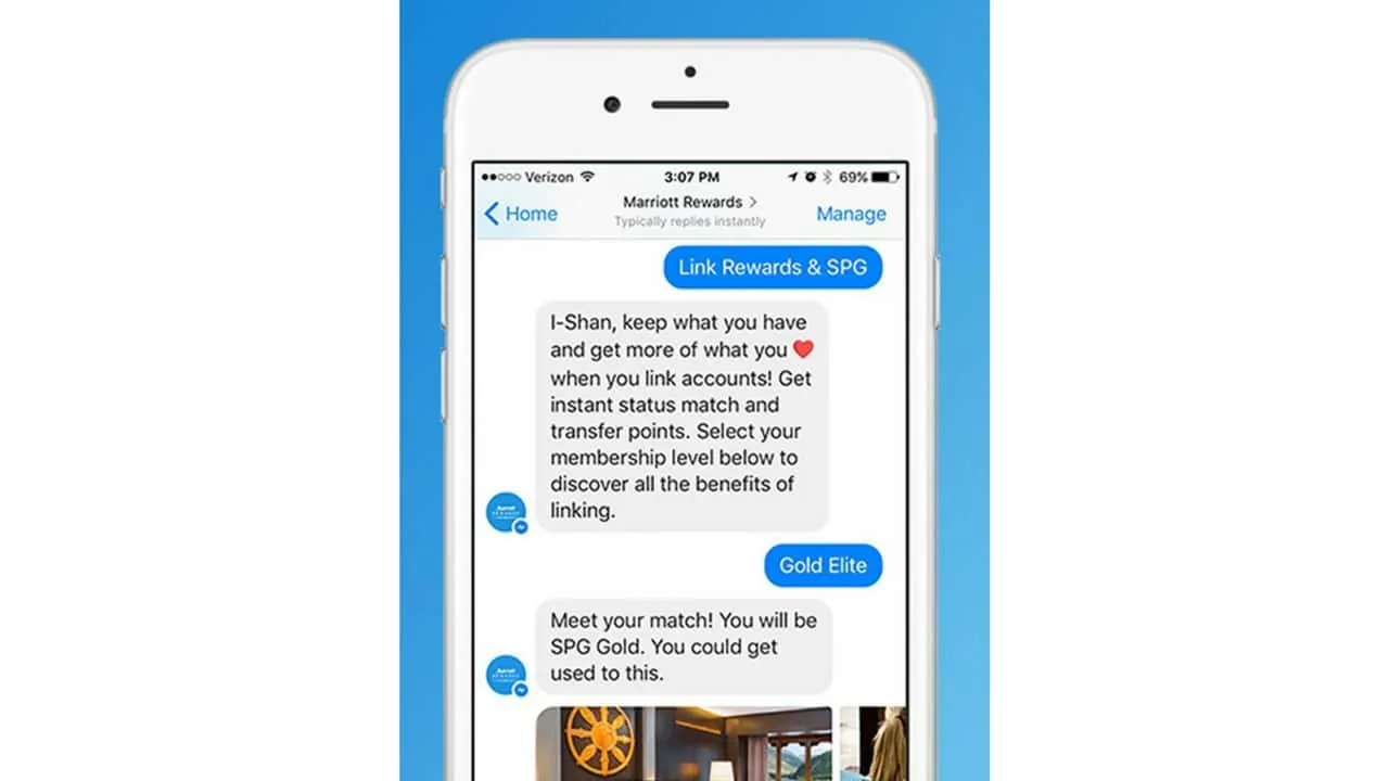 Marriott chat bot
