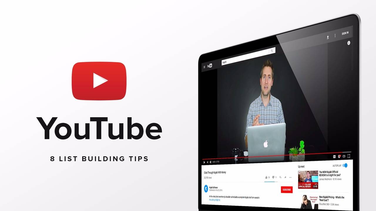 8 Steps To Building Your List Through YouTube