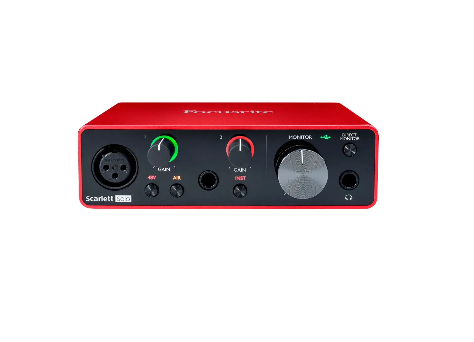 Image of a Focusrite Scarlett Solo USB Audio Interface (Gen 3)
