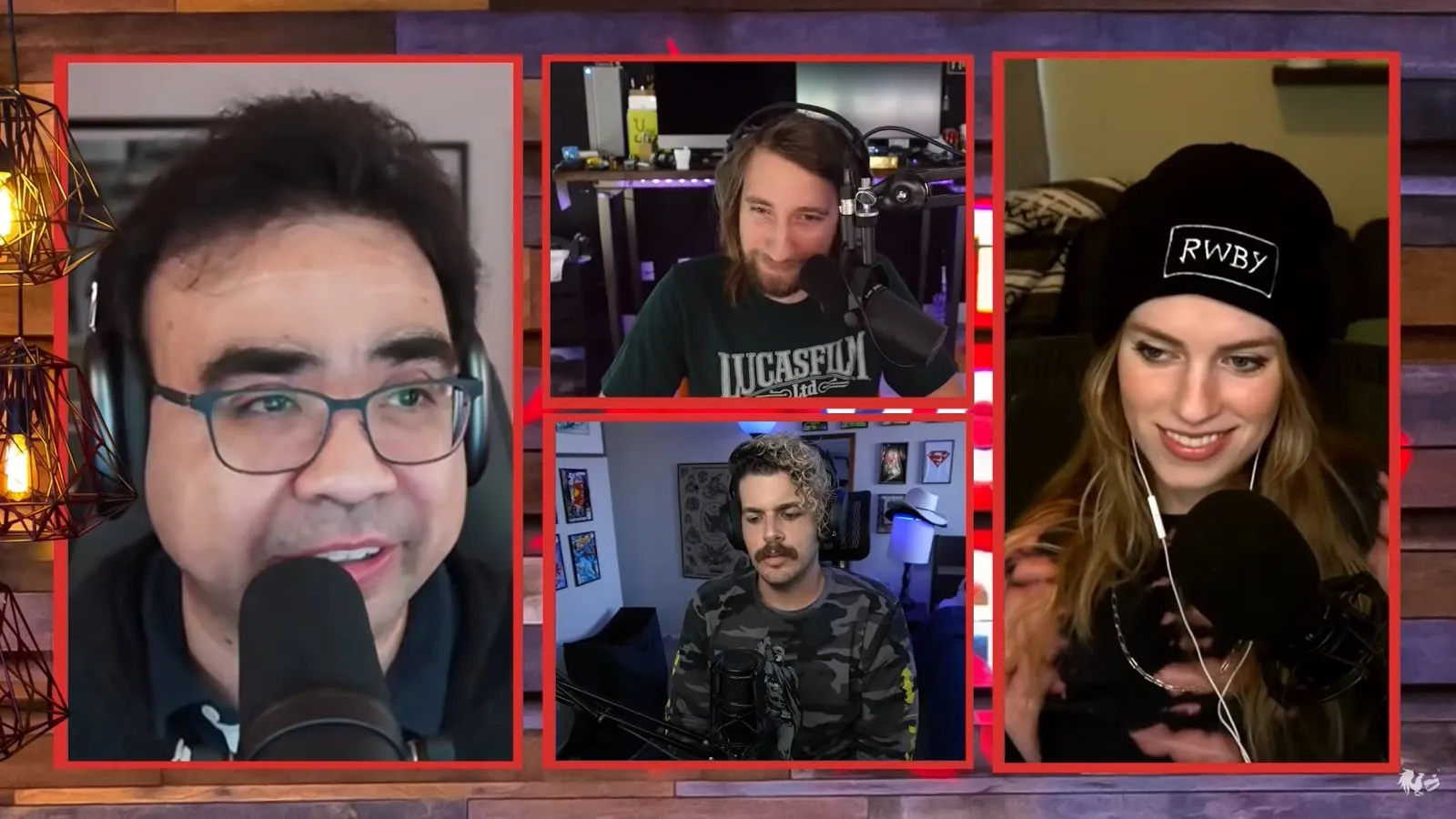 A picture from The Rooster Teeth podcast
