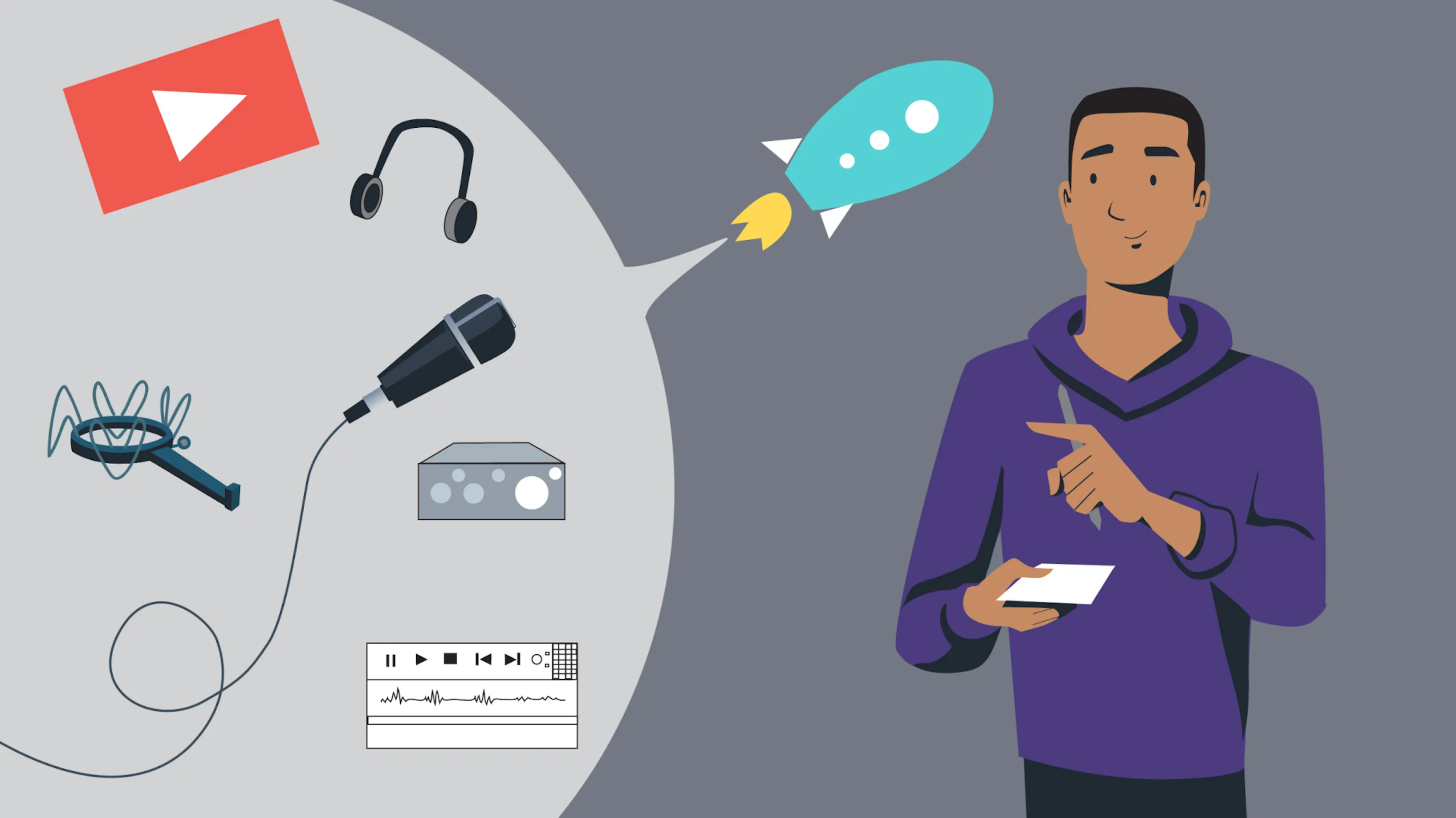 How to start a podcast on YouTube