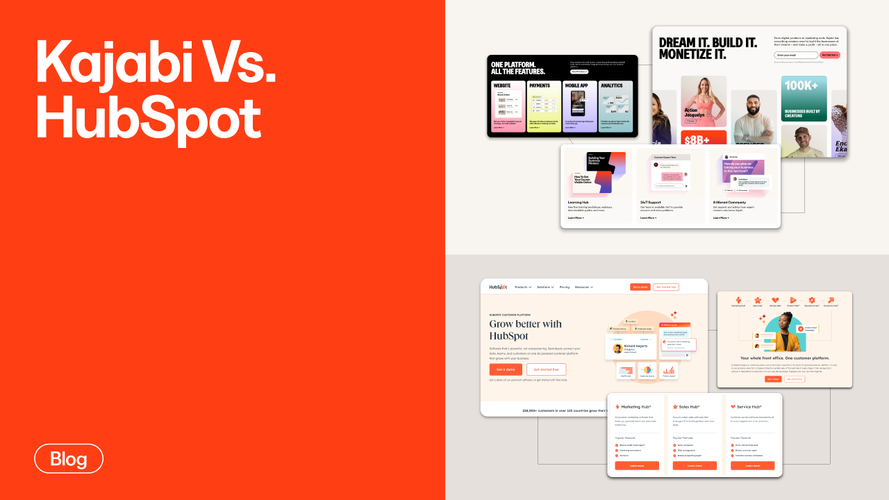 Kajabi Vs. HubSpot: Pros, Cons, And Full Comparison Table (2025)