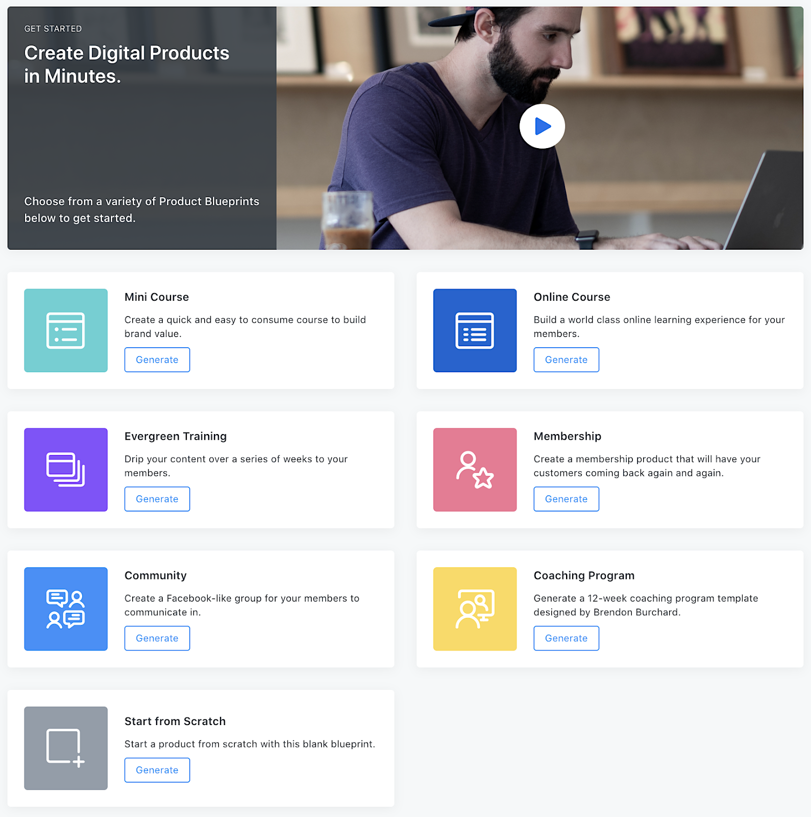 Podia digital products