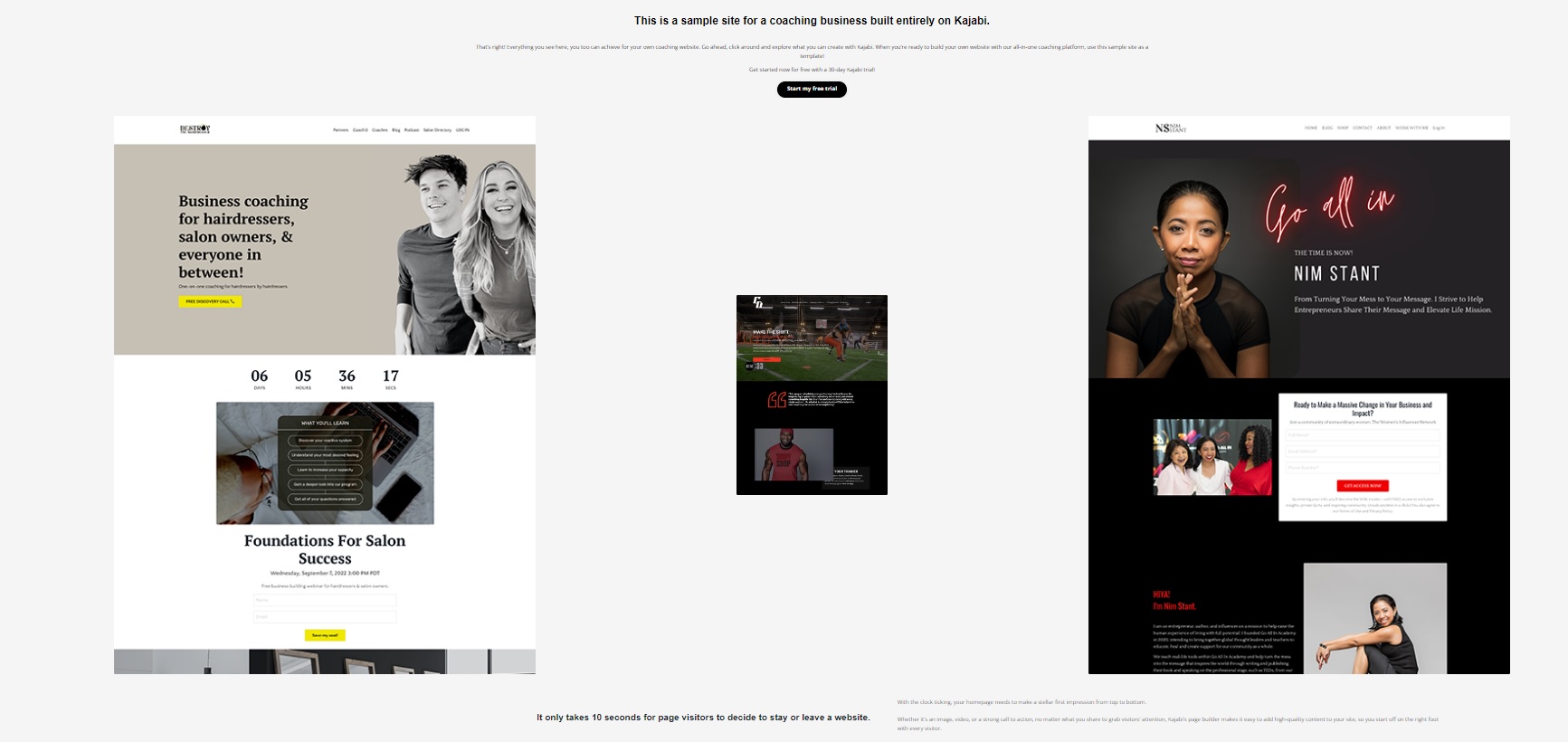 Kajabi-coaching-sample-site