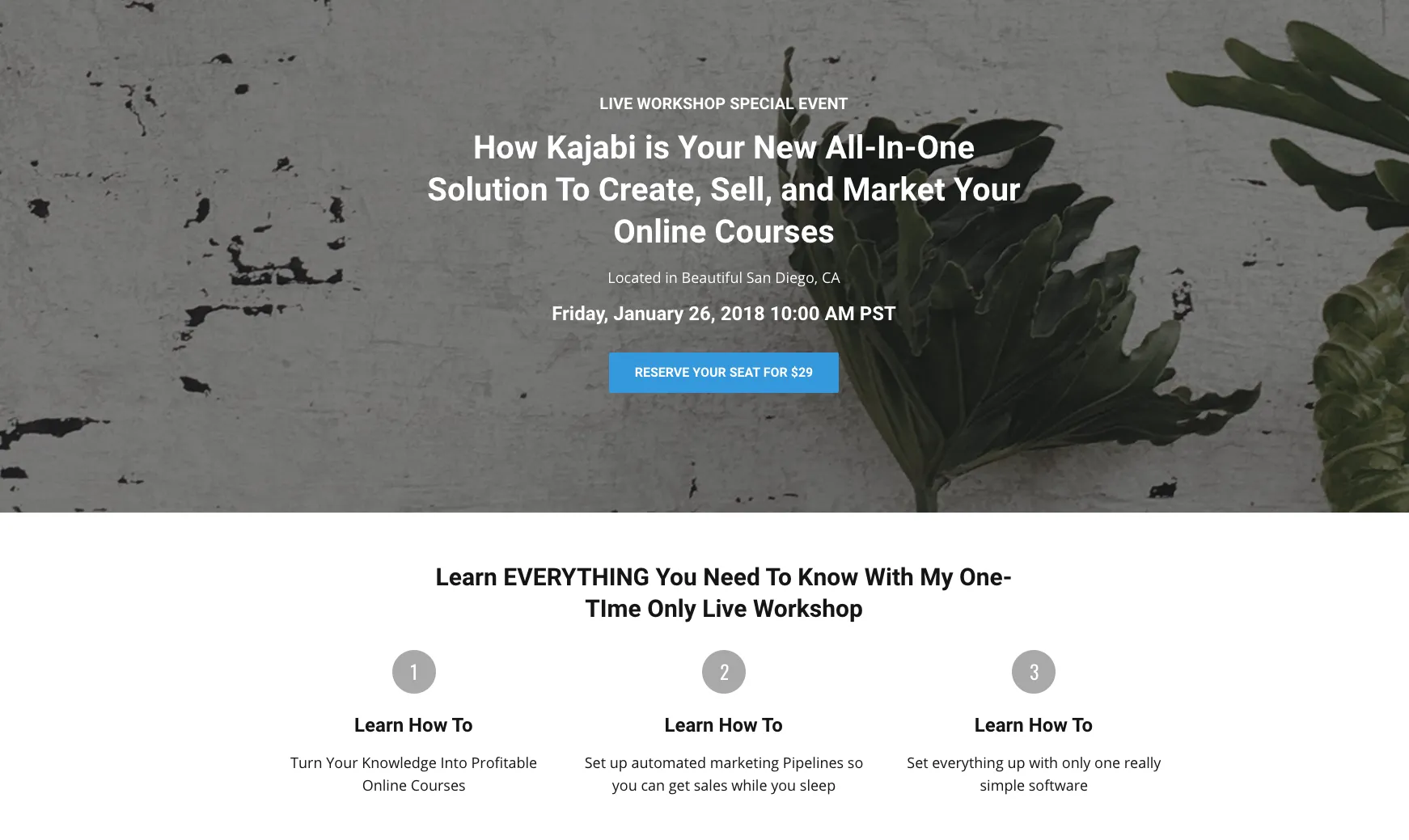 create high converting landing pages with Kajabi