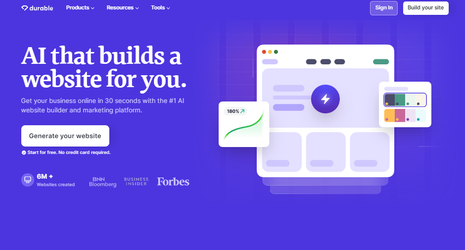 Durable homepage