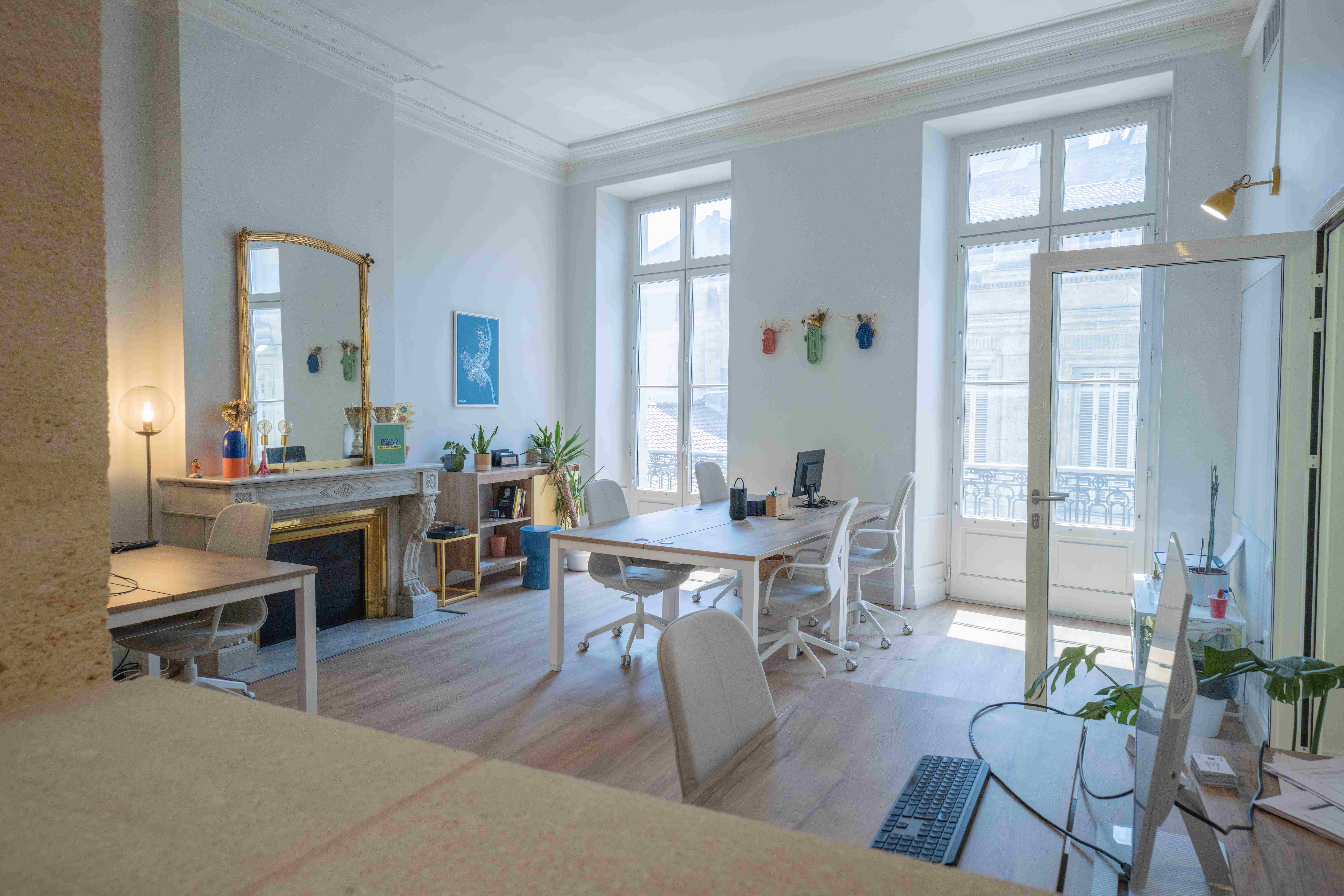 Bureau Sora dans le quartier des Chartrons / Grand Parc, dans le nord de Bordeaux