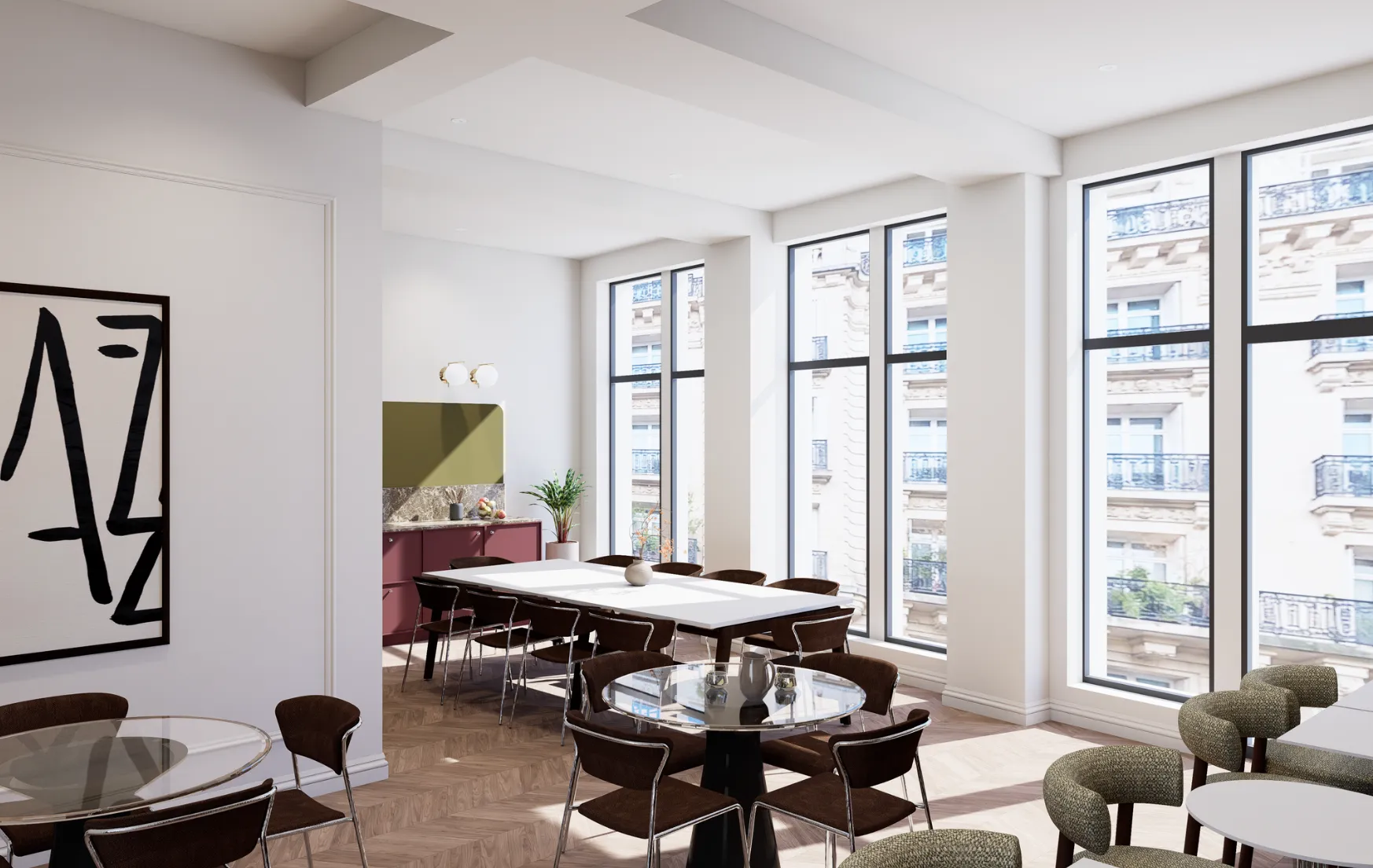 Bureaux Sora en location dans le 16e