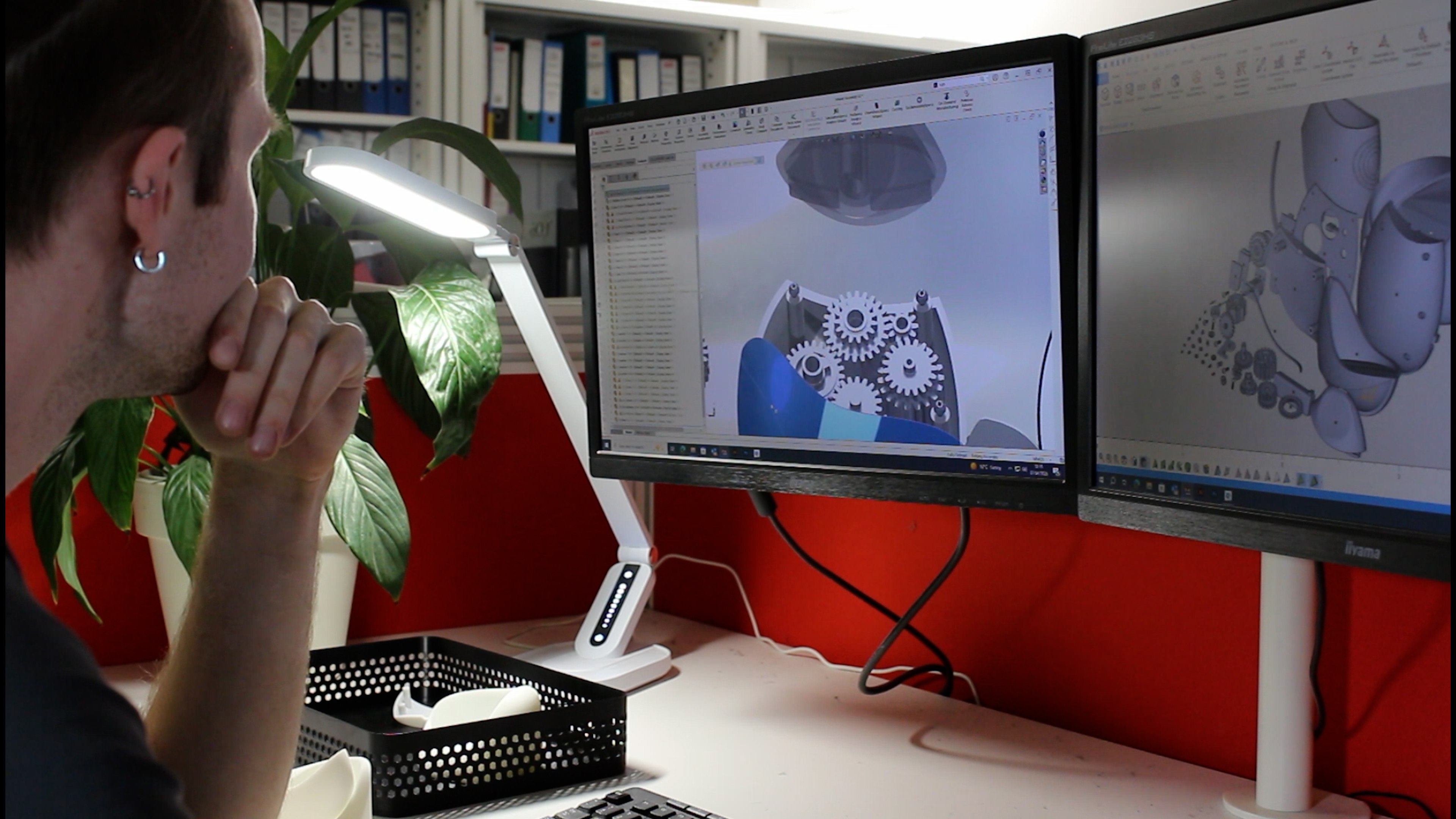 in-house CAD design work on an inhaler part