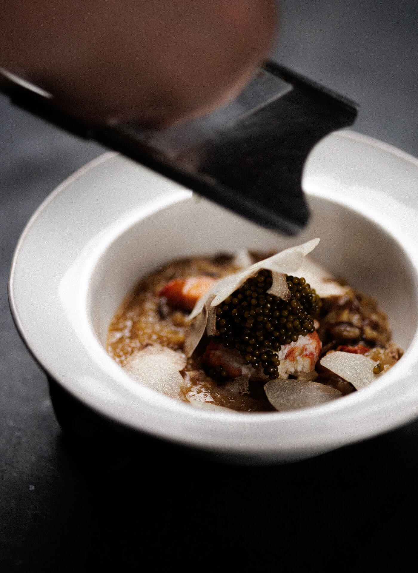 Truffle Rice Risotto w Caviar