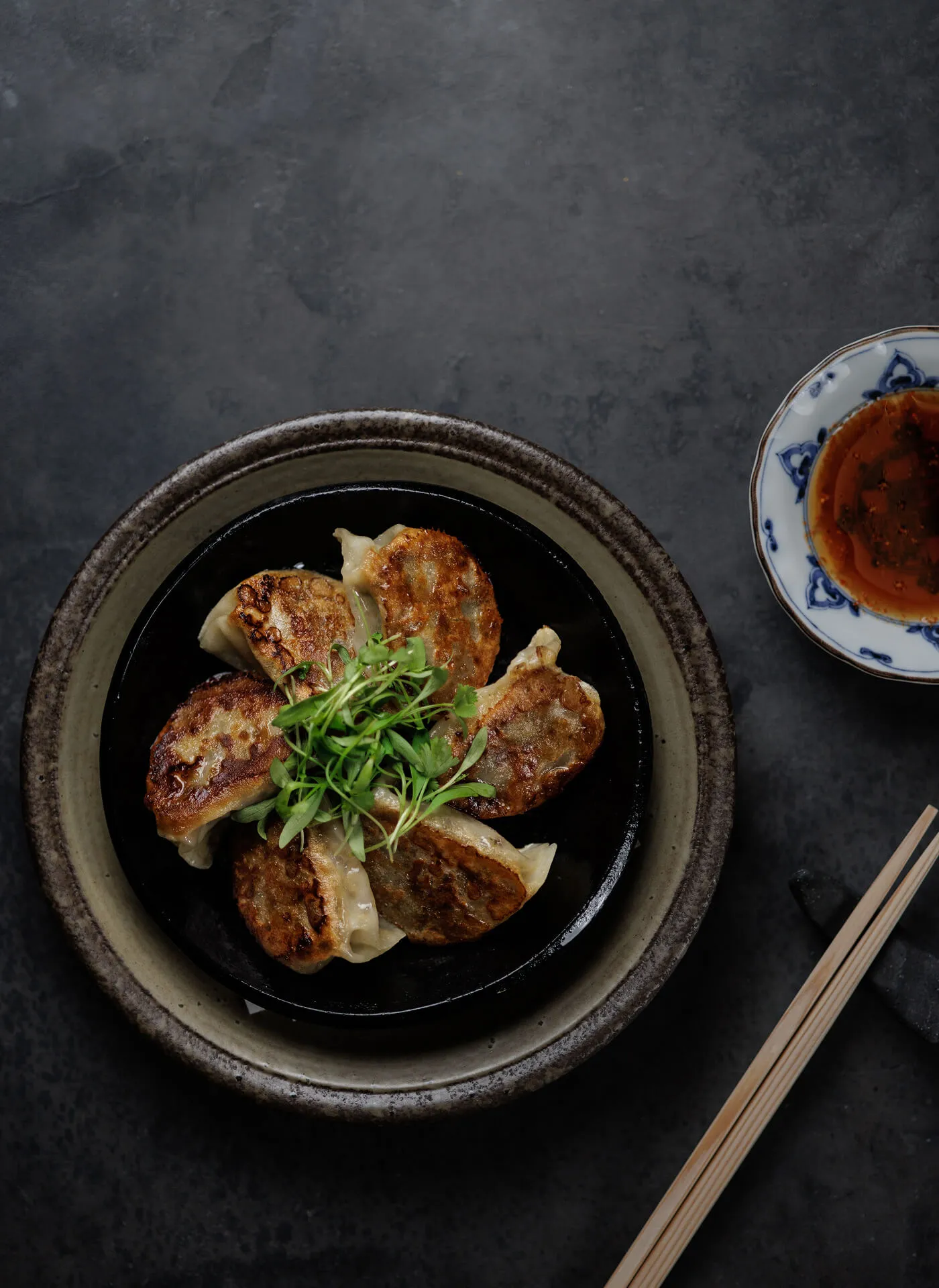 Seared Chicken Dumplings