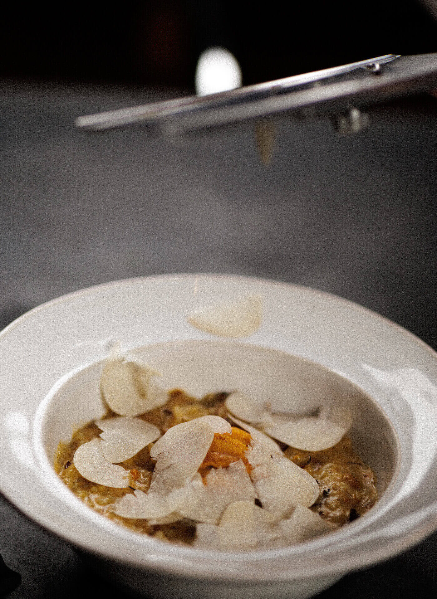 White Truffle Risotto with Uni