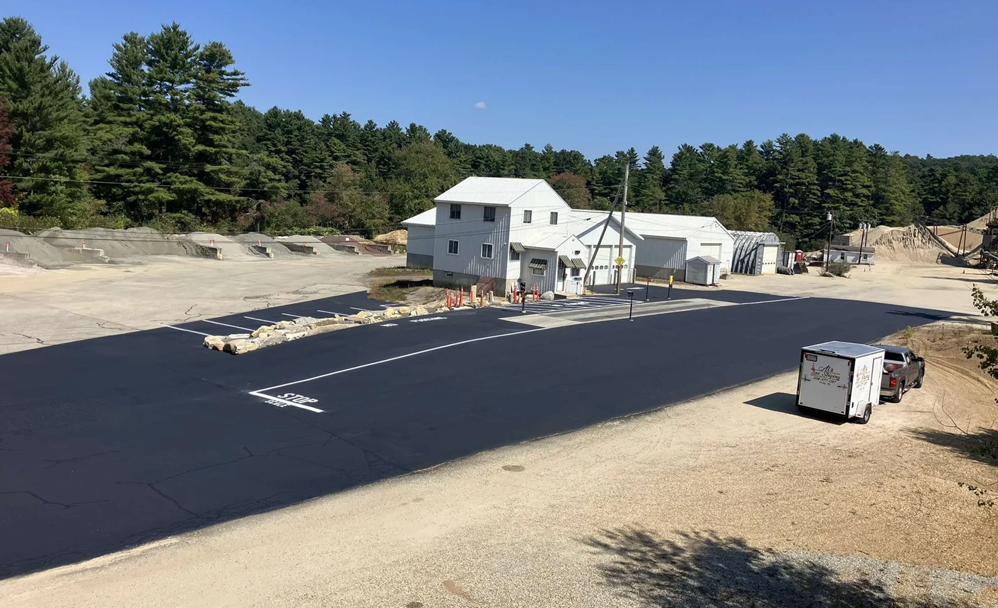 Commercial Sealcoating job