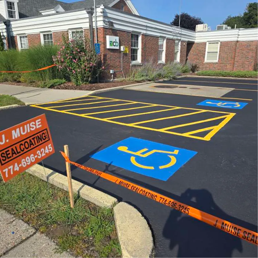 Commercial Sealcoating job