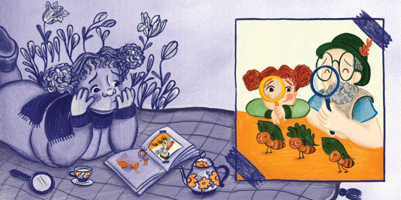 Maggie y el abuelo actividad