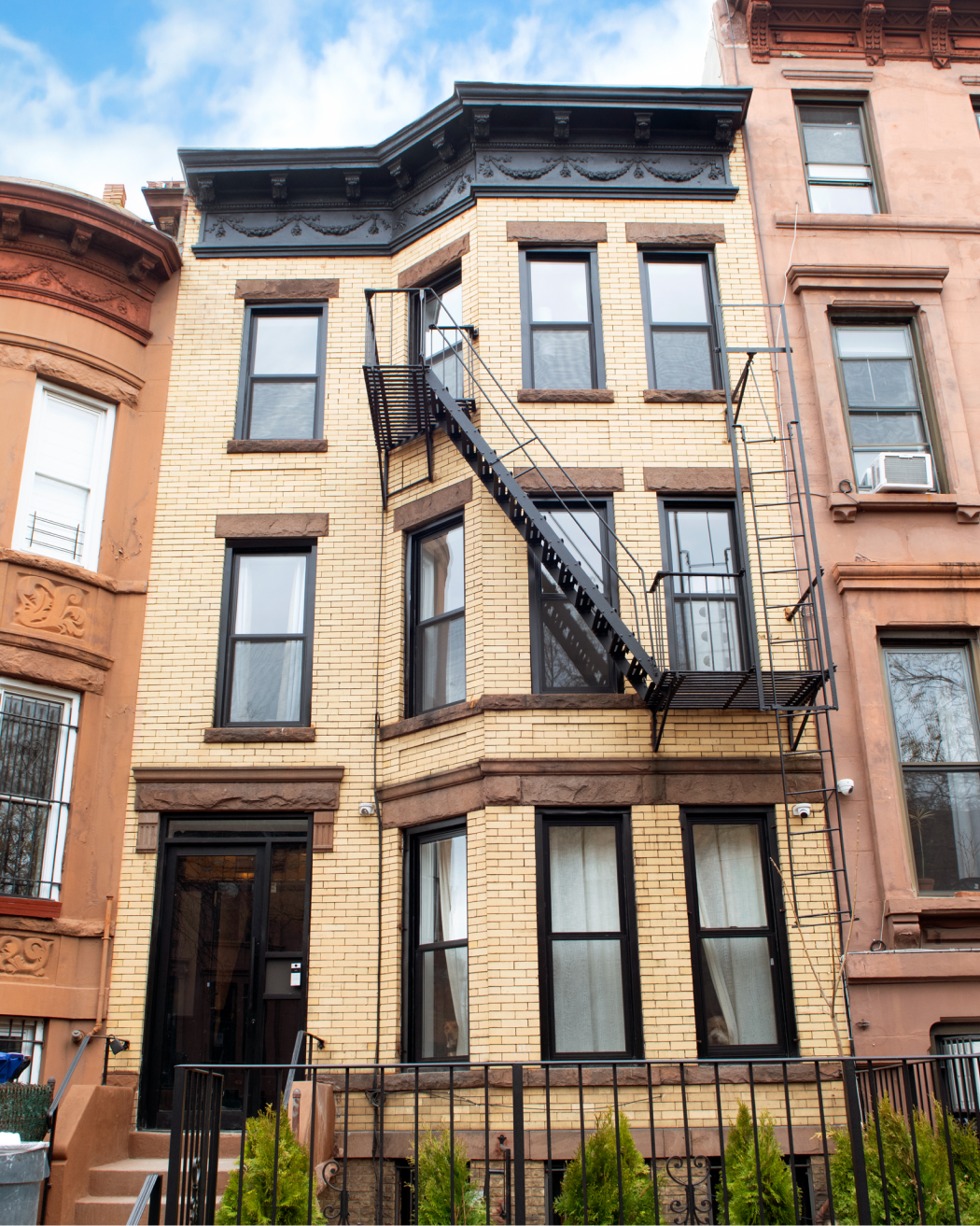 Exterior of 371 Madison Street building.