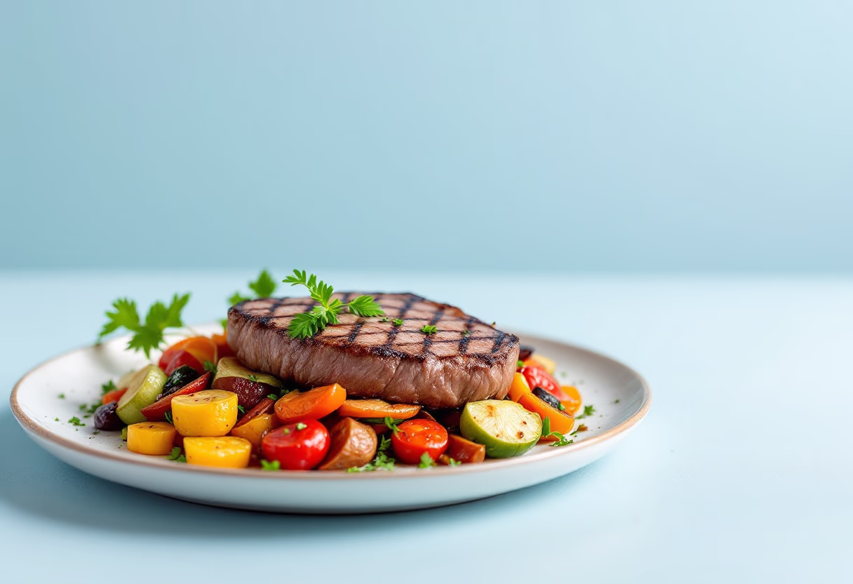 image of unique dish preparation (for a fine dining restaurant)