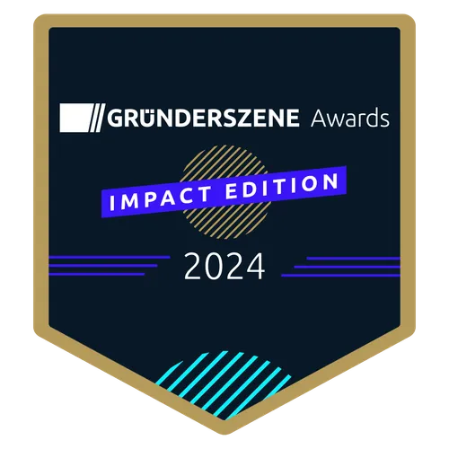 Nosh was awarded Grunderszene award impact edition 2024.