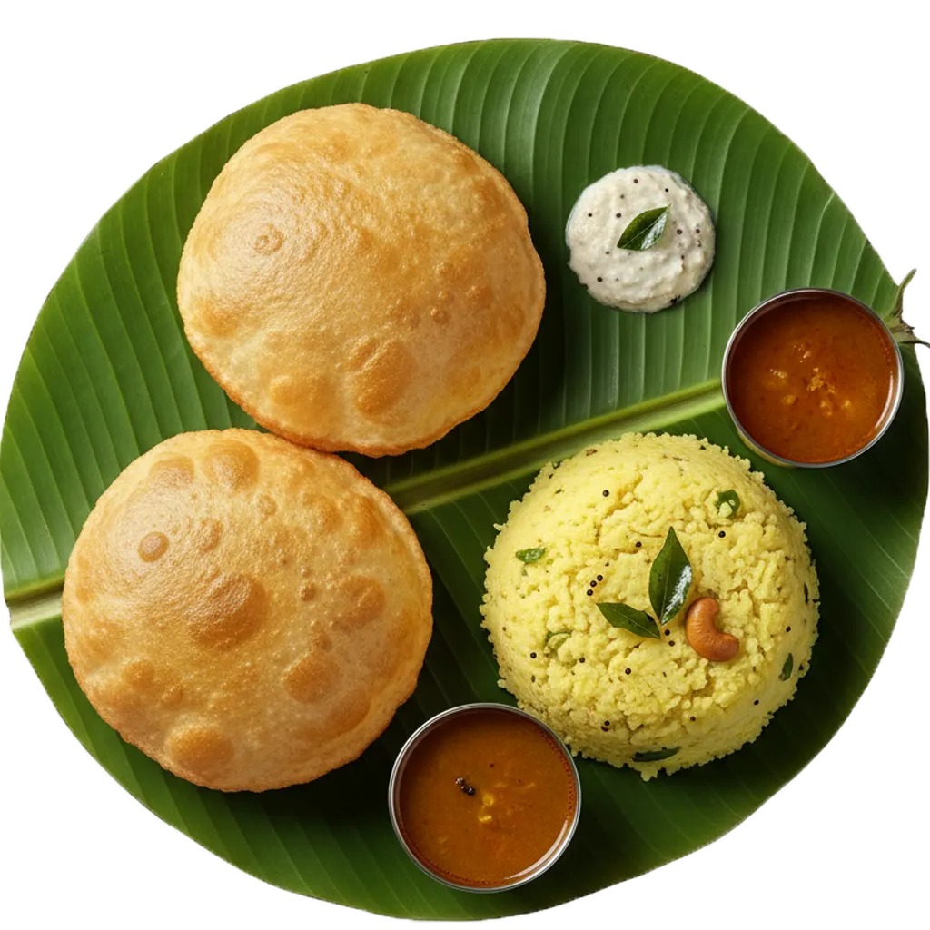 Poori & Upma