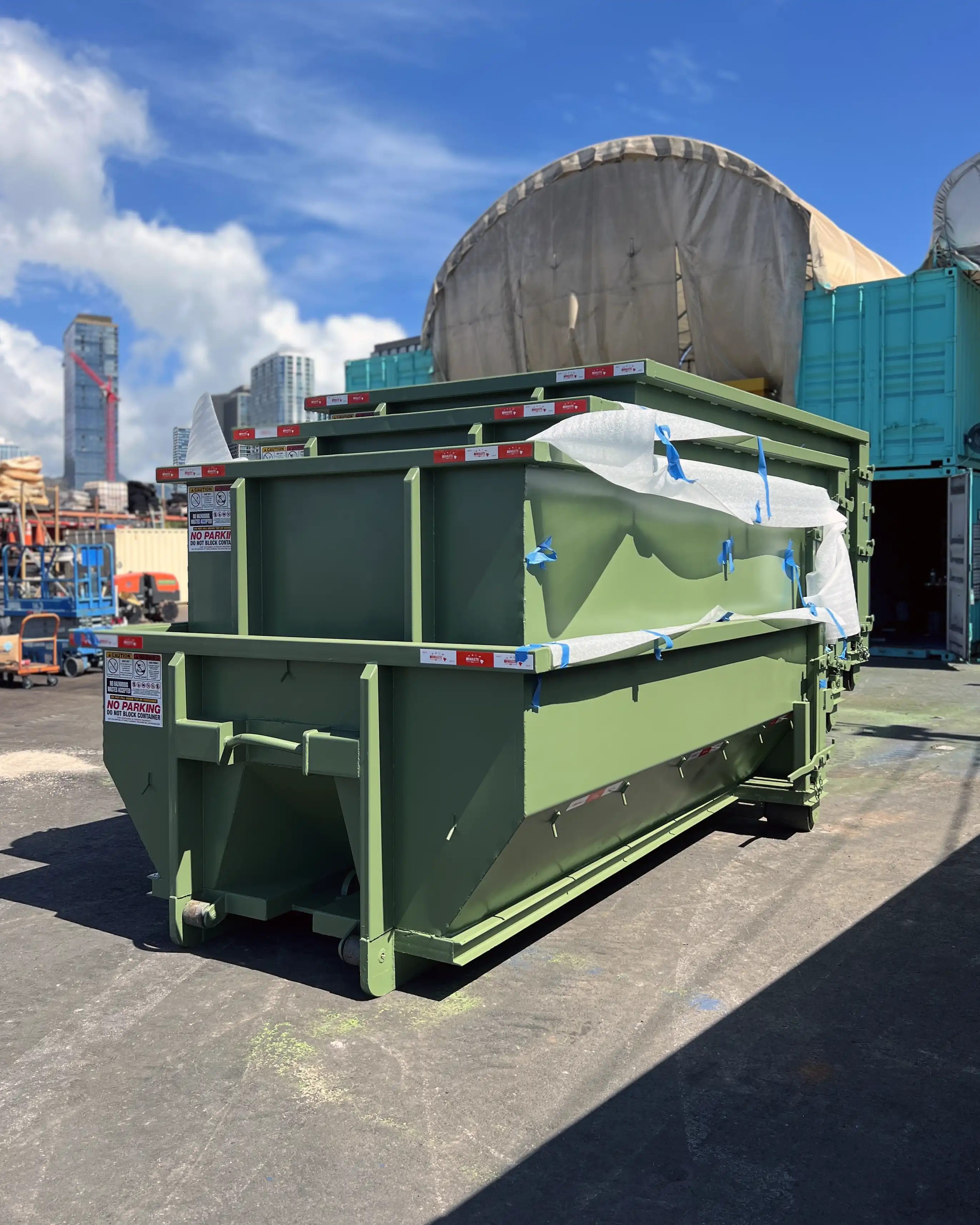 Hawaii Roll-Off Dumpster Shipping