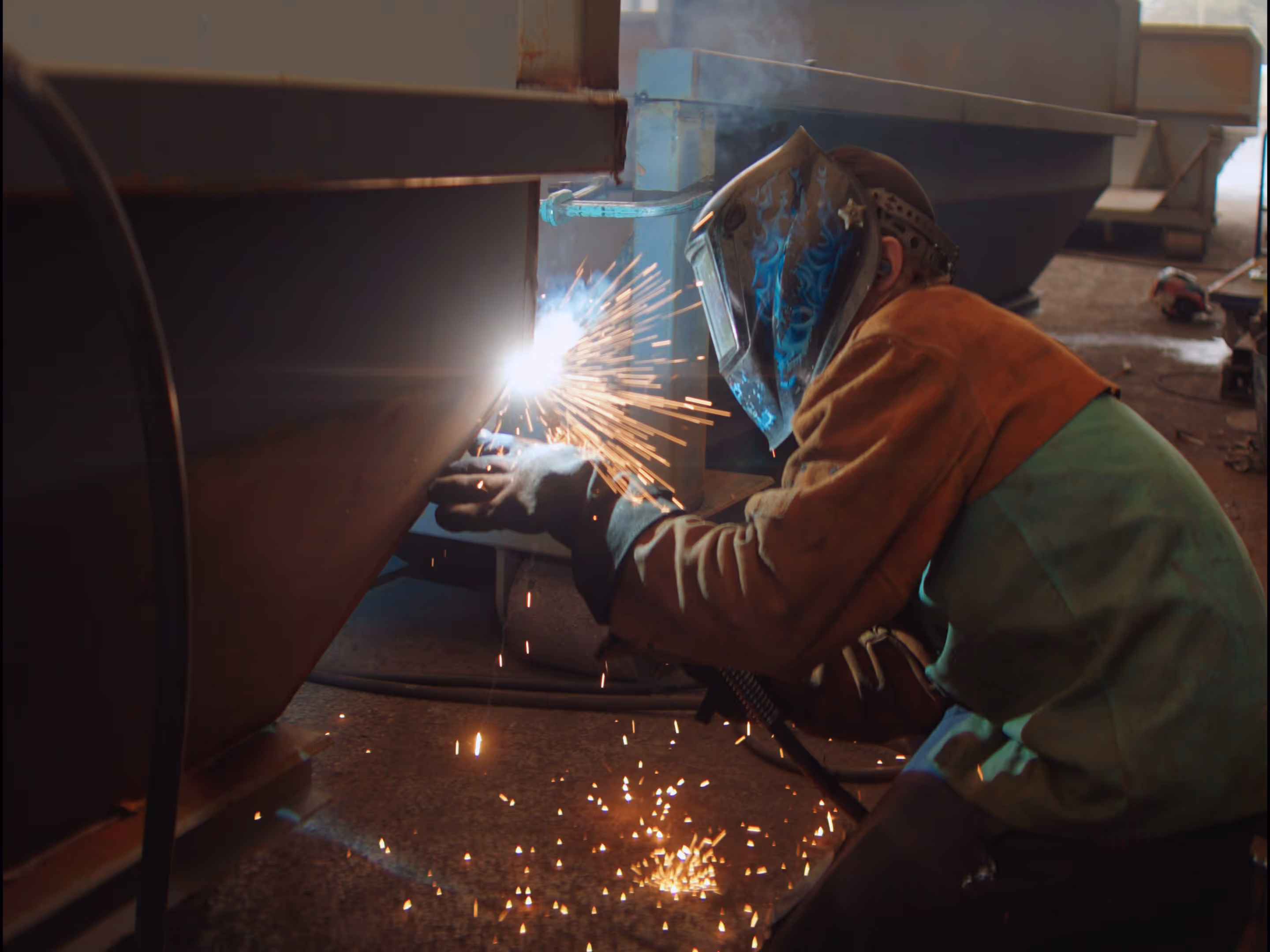 HIWASTE MFG team fabricating equipment in Honolulu, Hawaii