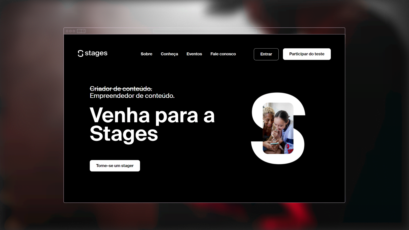 Lançamento do piloto de Stages