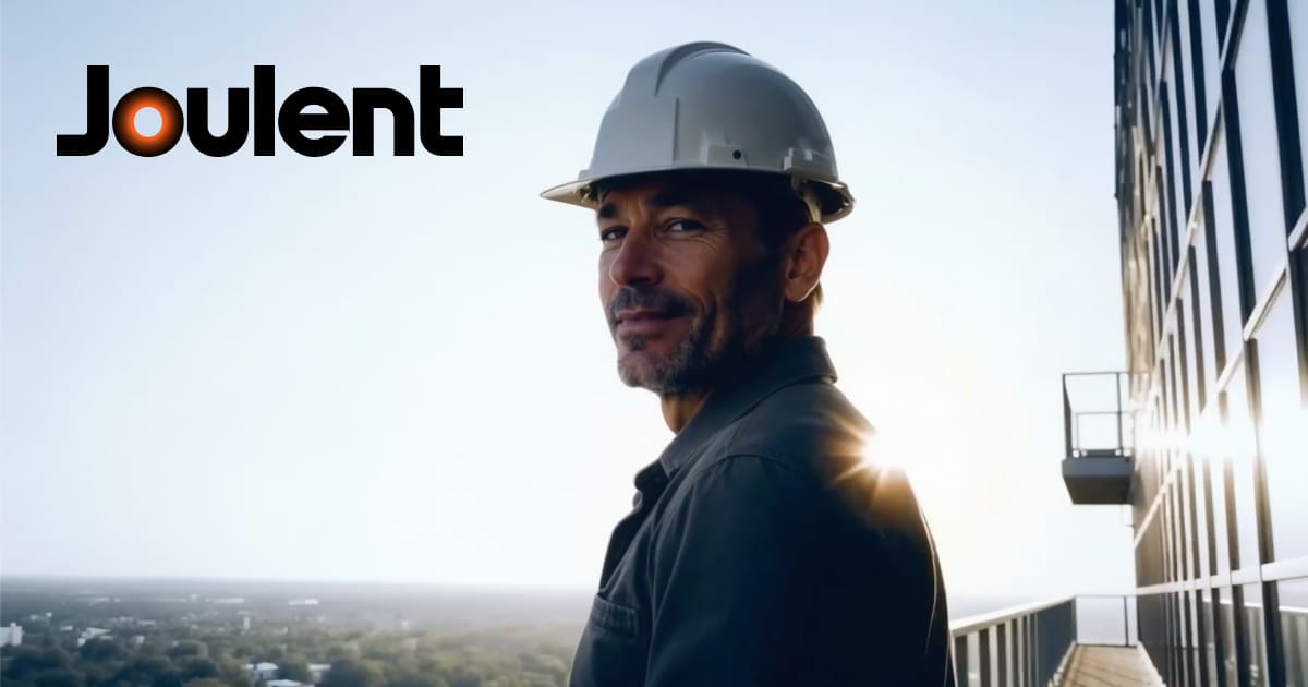 Joulent technology-driven energy company branding