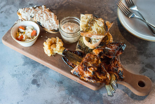 Seafood charcuterie board