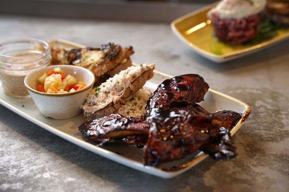 Seafood charcuterie board