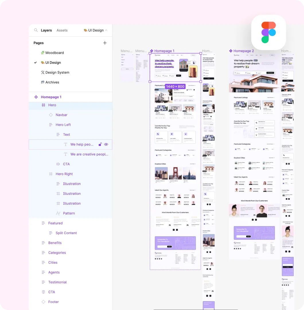 Homezy - Figma File Included