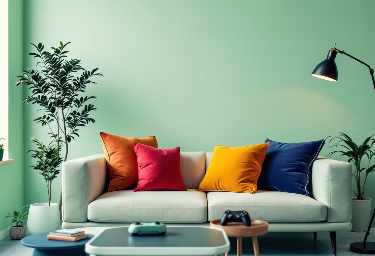 image of office lounge (for a game development company)