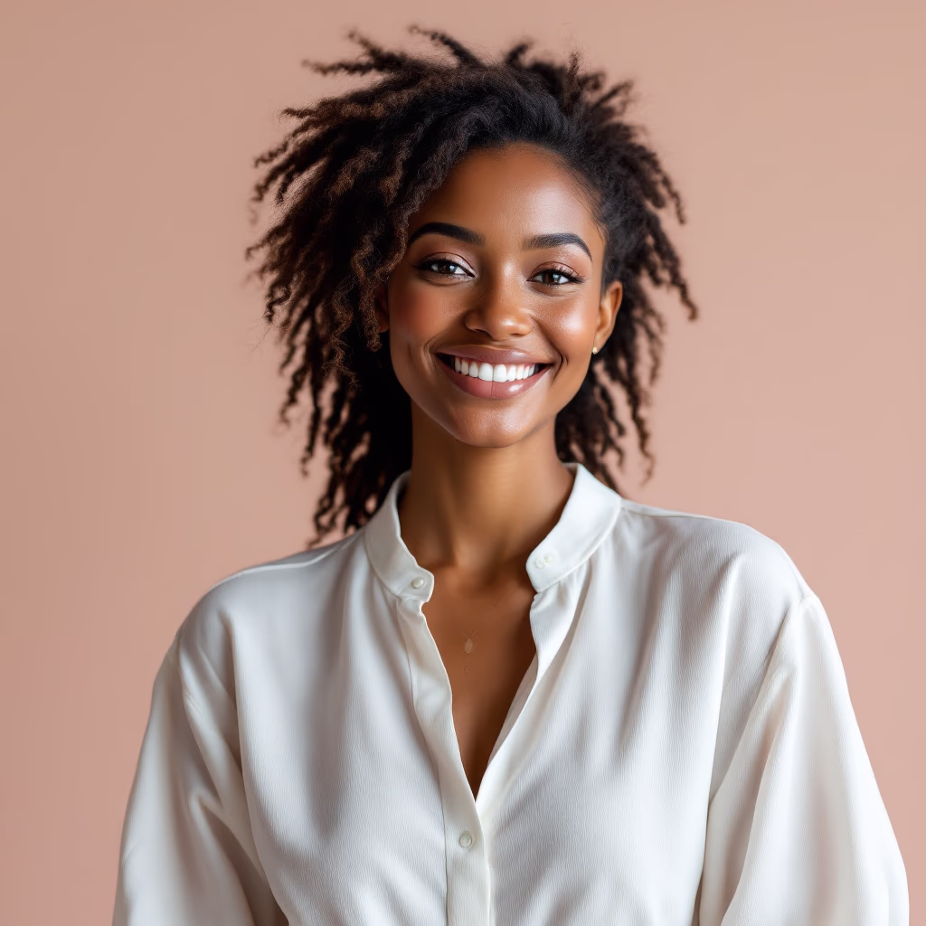 [headshot] image of satisfied customer (for a ceramic studio)