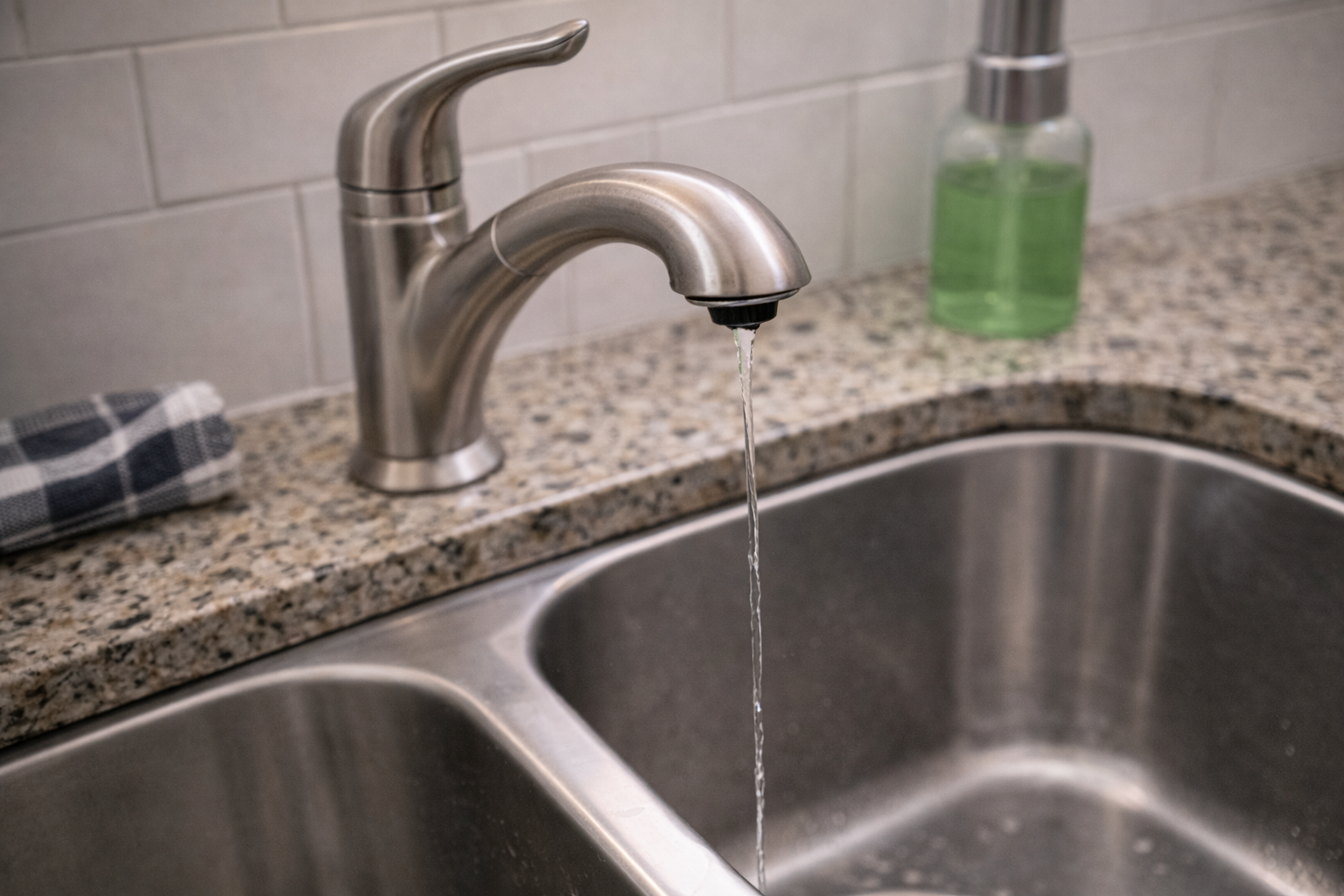 Sink faucet with weak water pressure