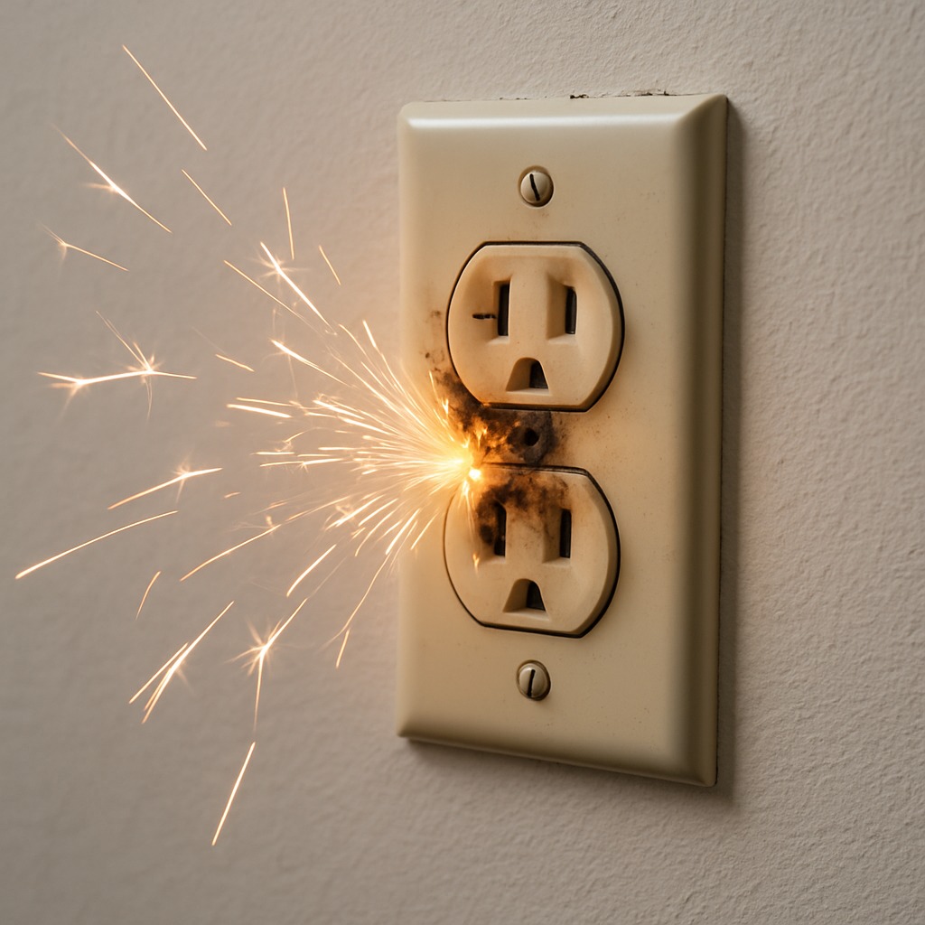 Electrical Outlet Sparking? Emergency Steps & Real Costs