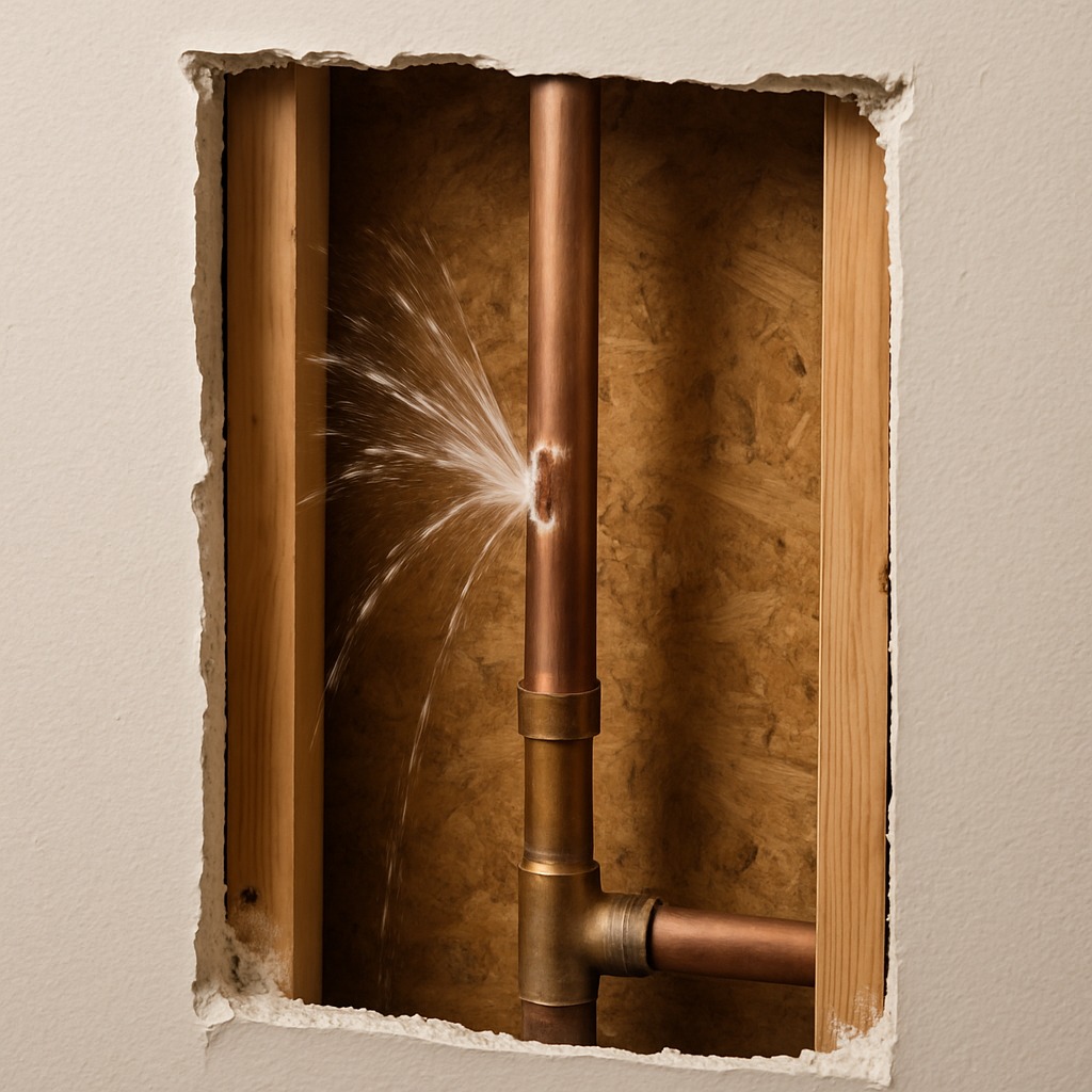 Pipe Burst In Wall? Emergency Steps & Real Repair Costs (2024)