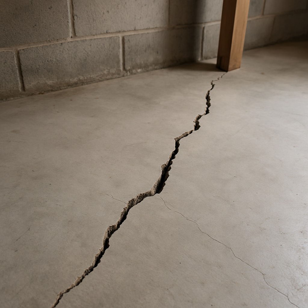 Foundation Crack in Basement Floor: Urgency Guide & Real Costs