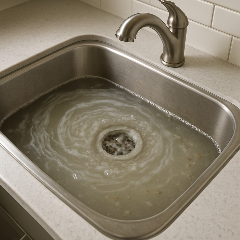 Kitchen Sink Clogged & Not Draining? Fix It Fast (2024 Guide)