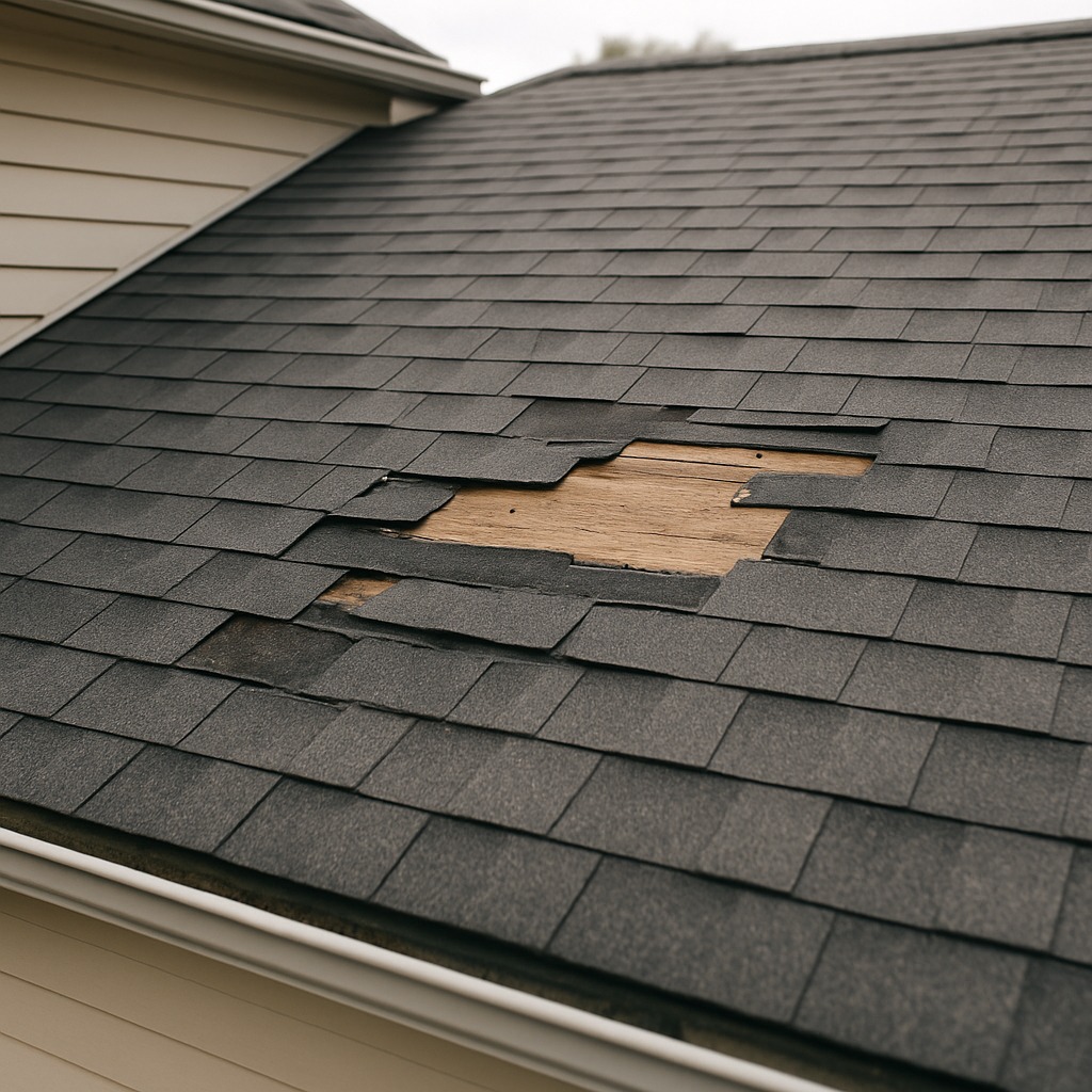 Missing Roof Shingles After Storm? Emergency Repair Guide 2024