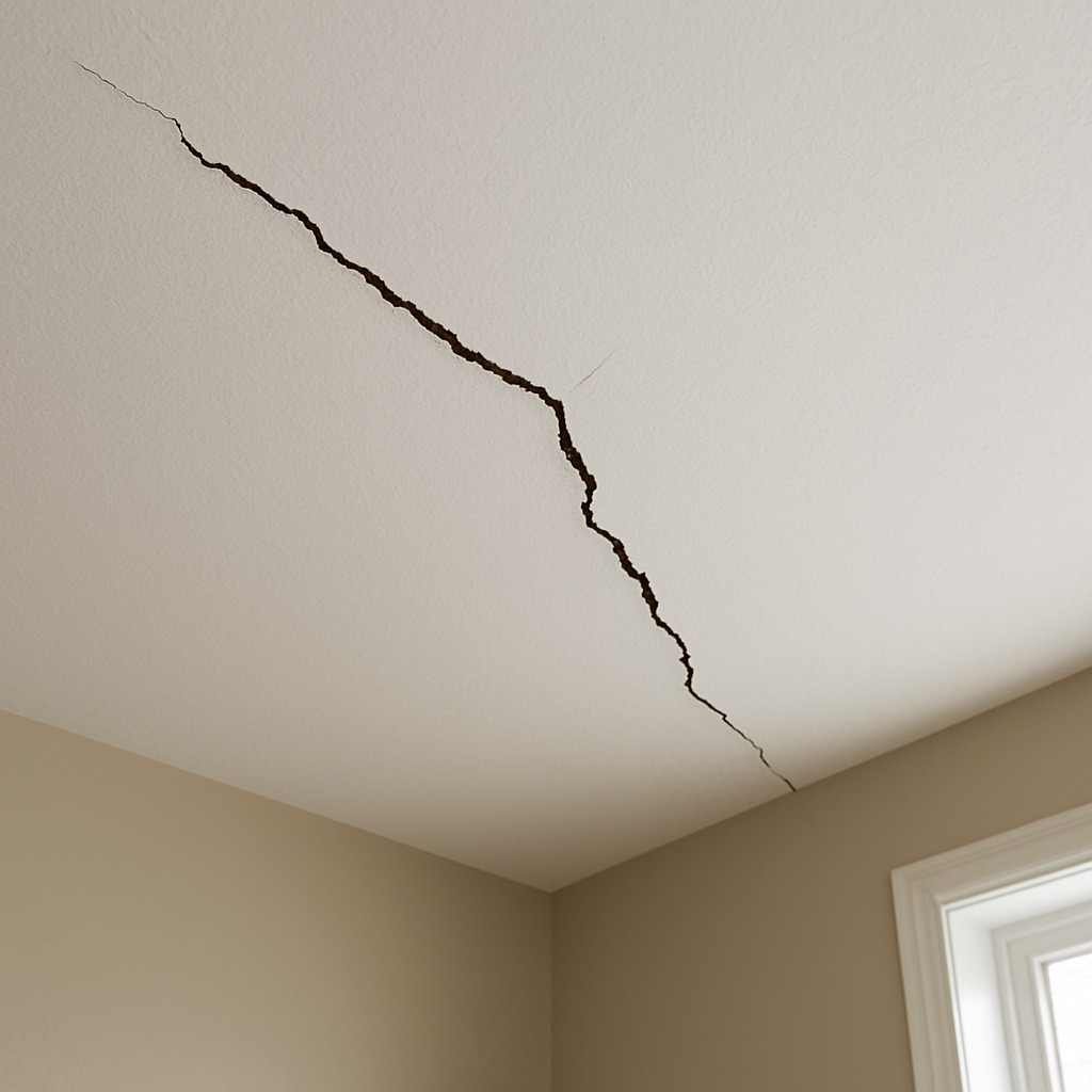 Cracked Ceiling Drywall: Causes, Costs & When to Worry (2024)
