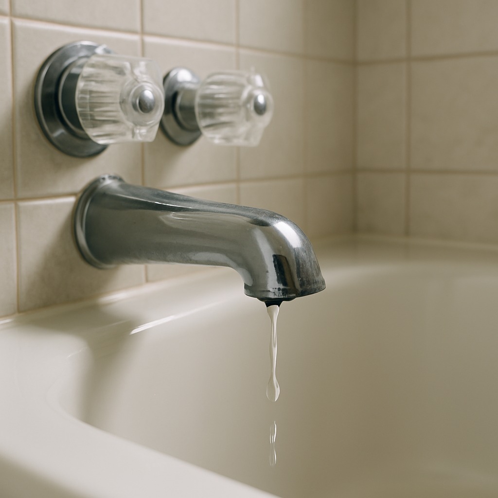 Bathtub Faucet Leaking? Fix It Now Before $2,400 Water Damage