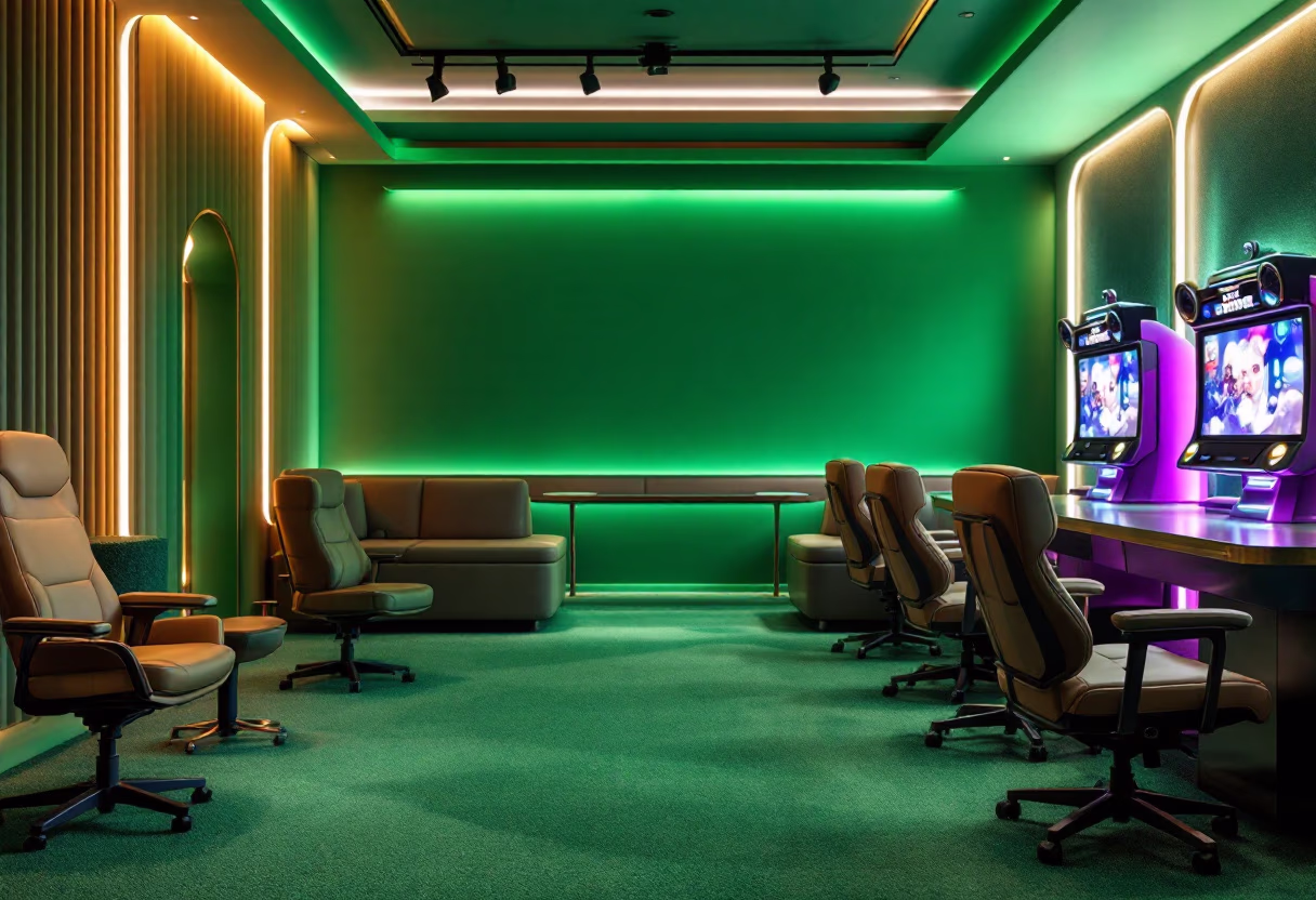 image of a lively gaming area [background image]