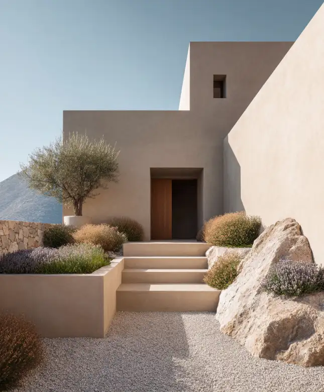 Minimalist desert-style modern