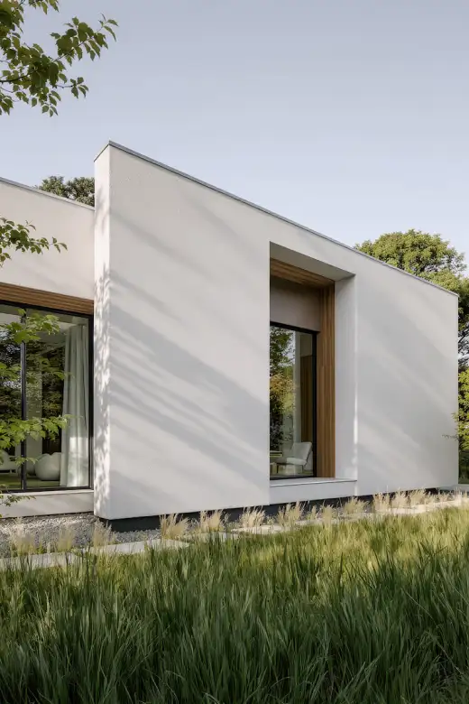 Minimalist desert-style modern house