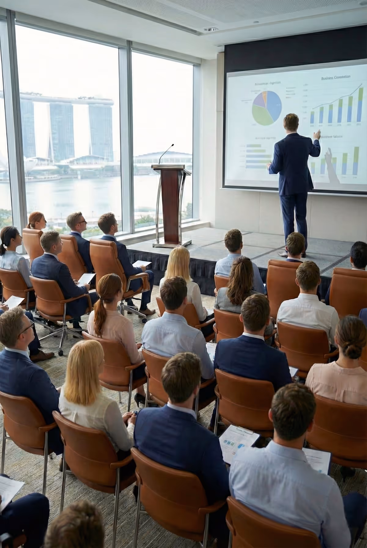 image of the team working together (for an event planning service), scene 1