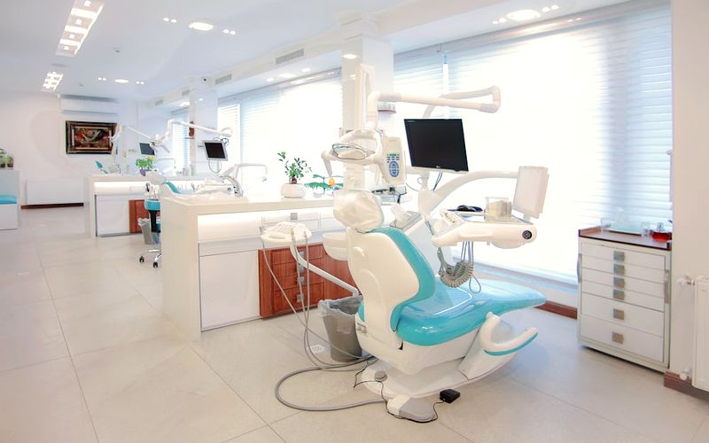 Modern dental office interior
