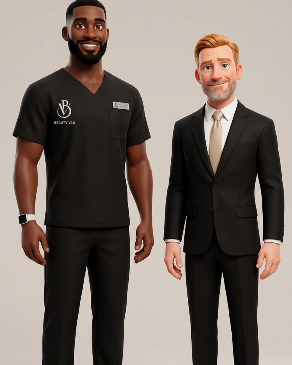 De tecknade figurerna Captain Glow och Mårten från serien Code Glow