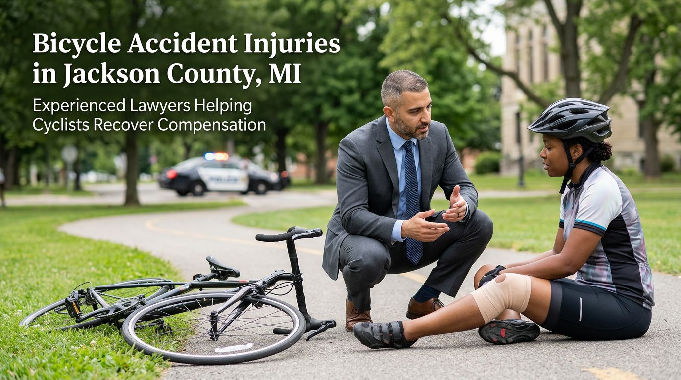 Bicycle Accident Injuries in Jackson County, MI