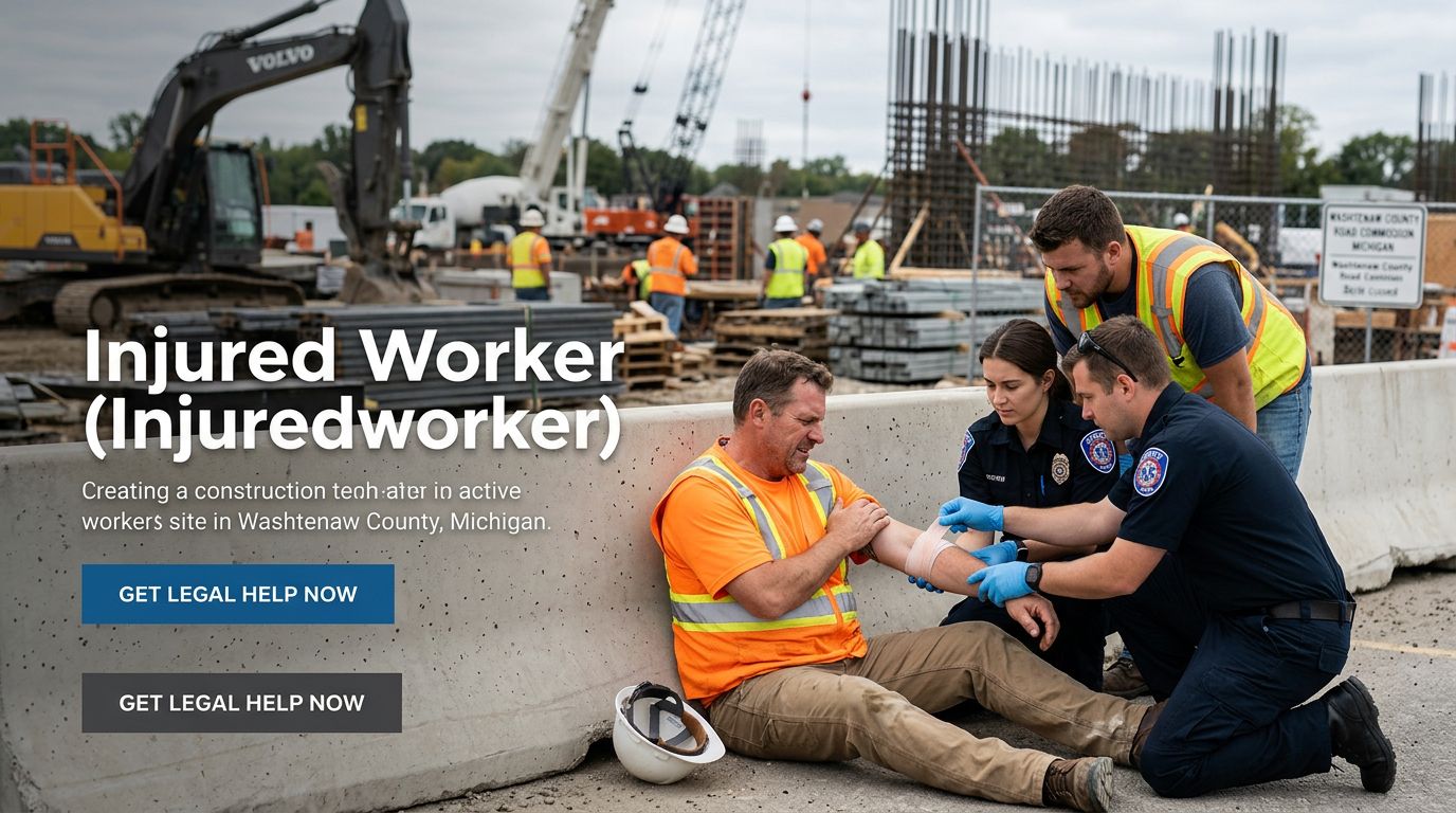 Construction Accident Injuries in Washtenaw County, MI