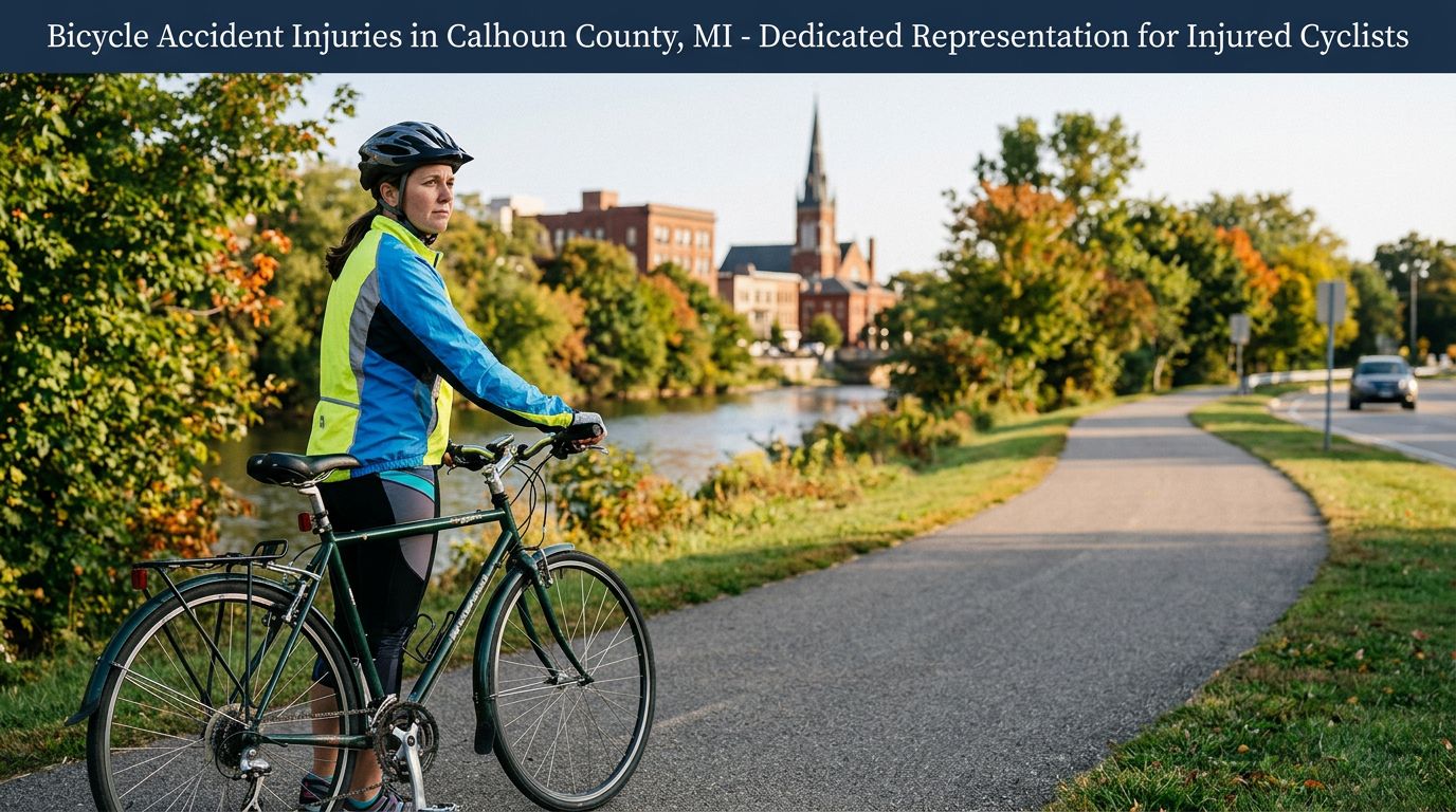 Bicycle Accident Injuries in Calhoun County, MI