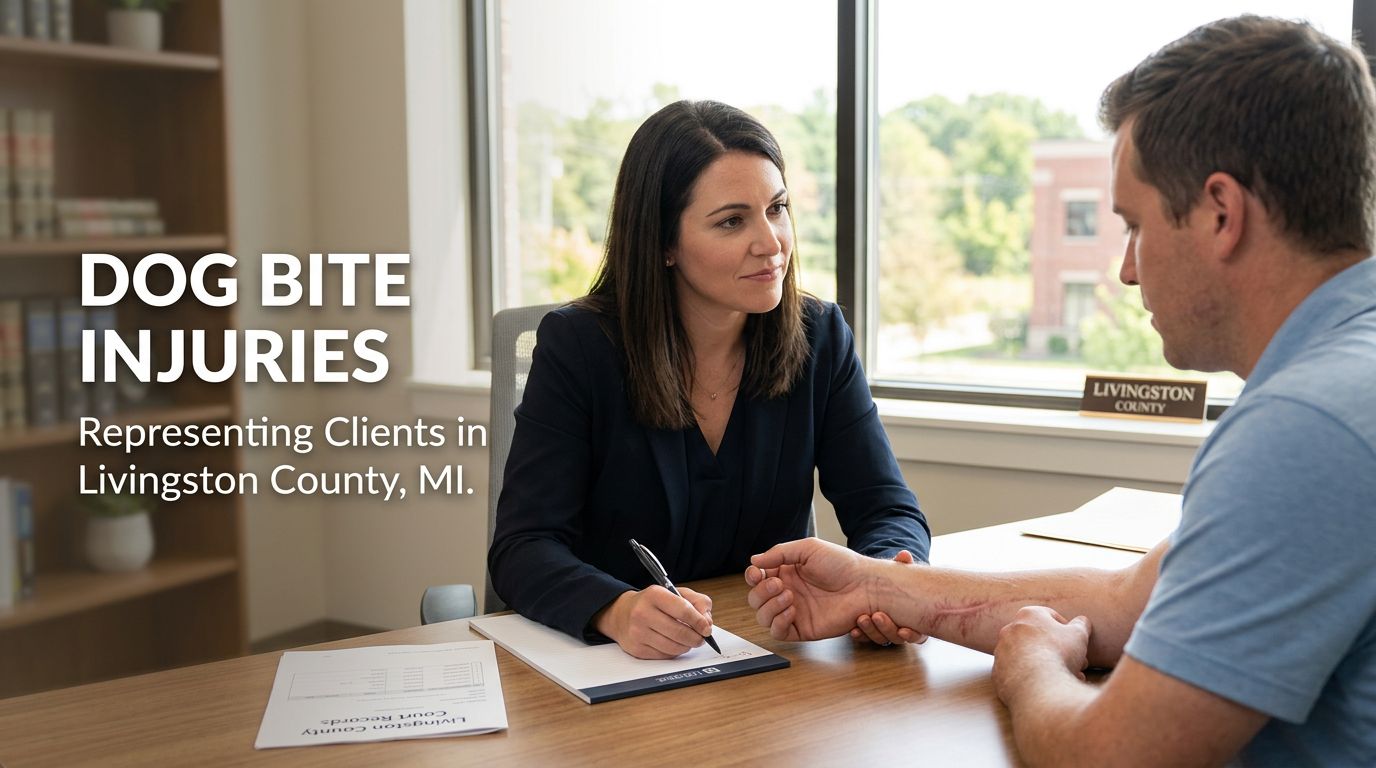 Dog Bite Injuries in Livingston County, MI